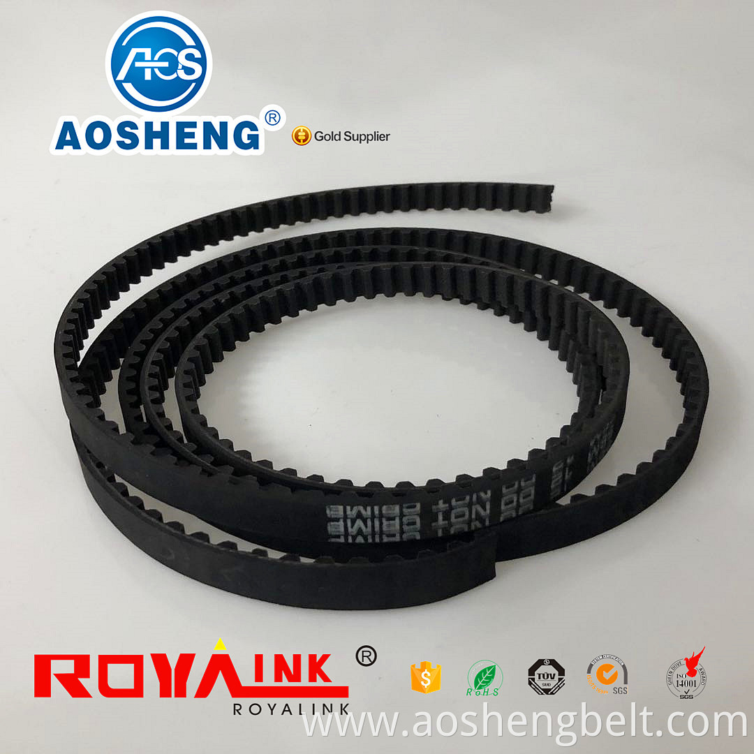 Rubber open end belt CR/HNBR S2M/S8M